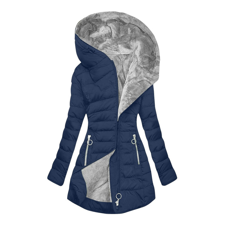 Ilsestine | Women's PUFFER JACKET — Navy blue