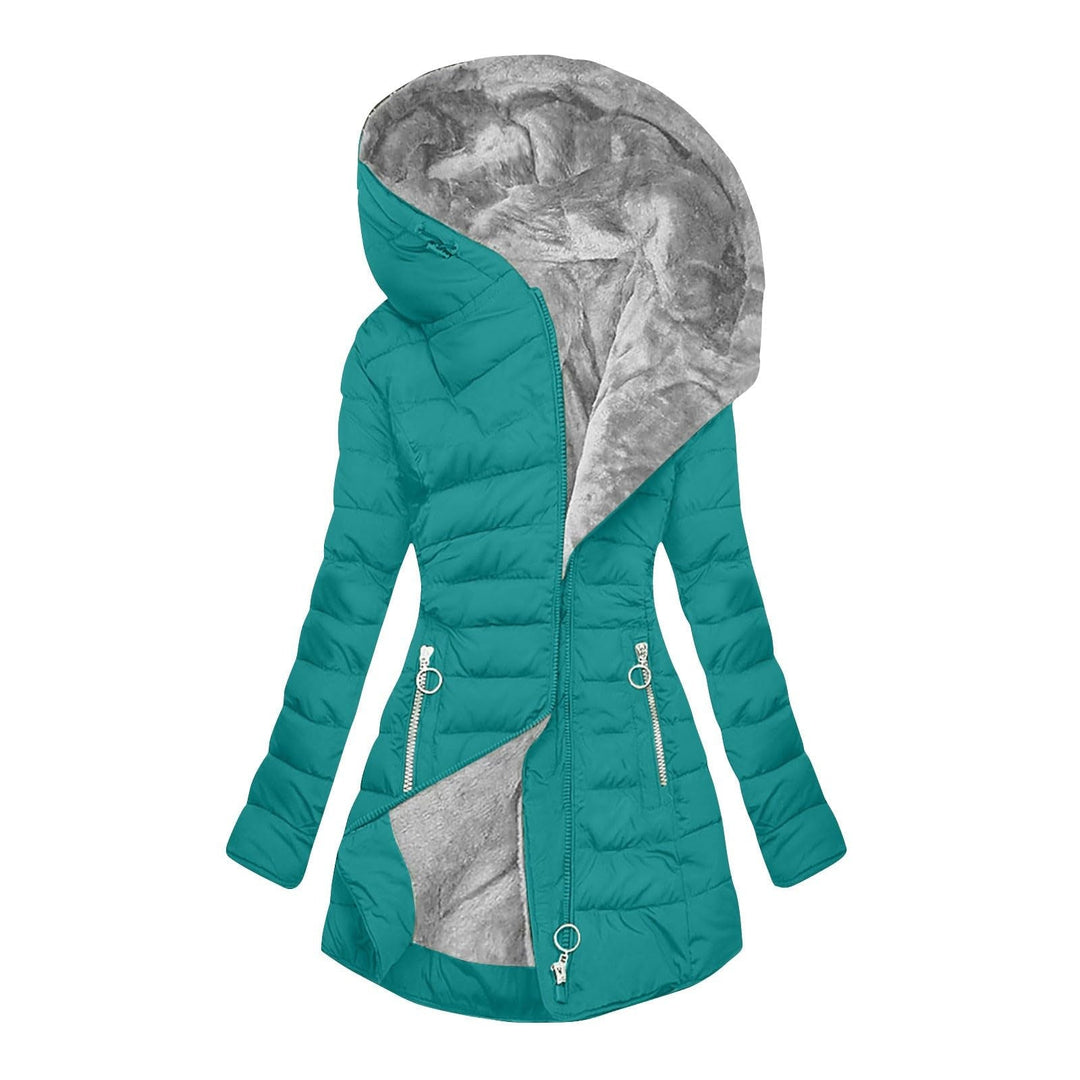 Ilsestine | Women's PUFFER JACKET — Turquoise