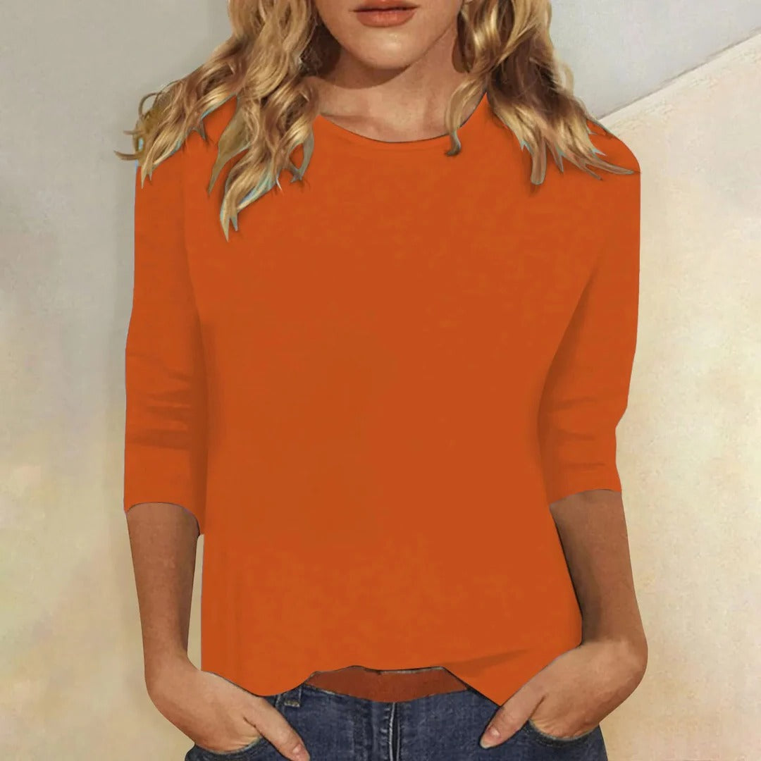 Zoravyn | Modern Everyday Top with Crew Neckline
