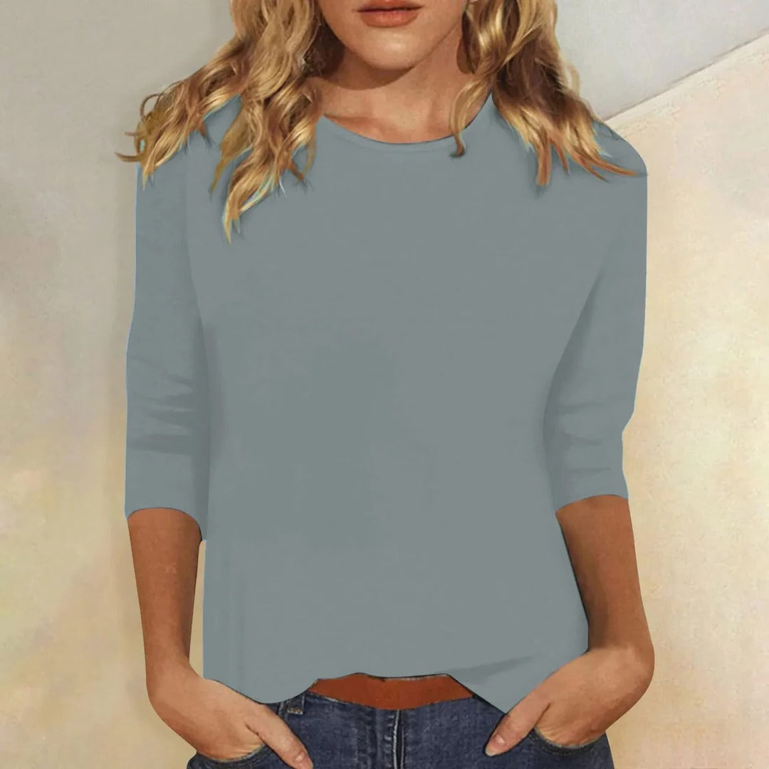 Zoravyn | Modern Everyday Top with Crew Neckline