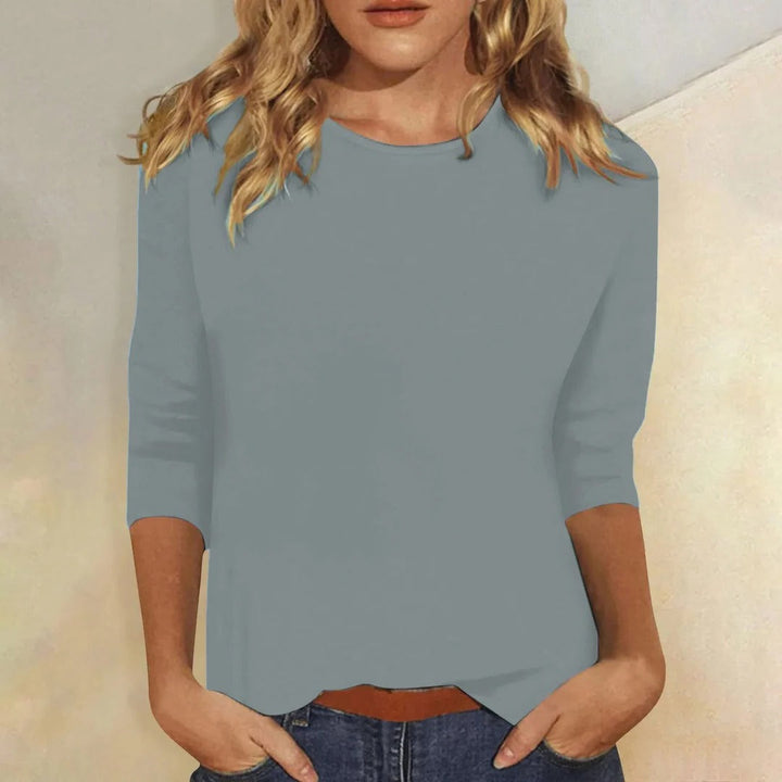 Zoravyn | Modern Everyday Top with Crew Neckline