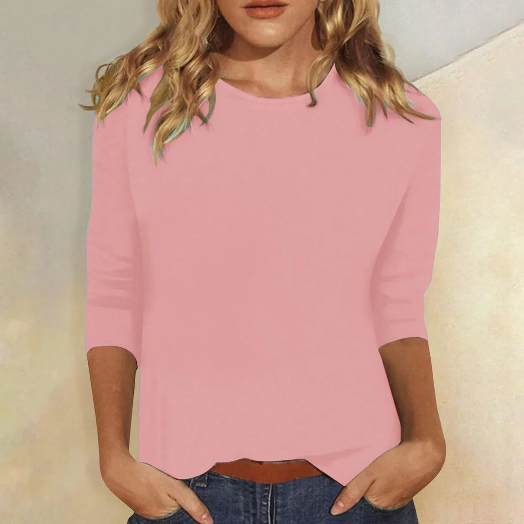 Zoravyn | Modern Everyday Top with Crew Neckline