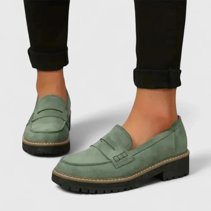 Women’s everyday loafers shown on a plain background with a simple design.