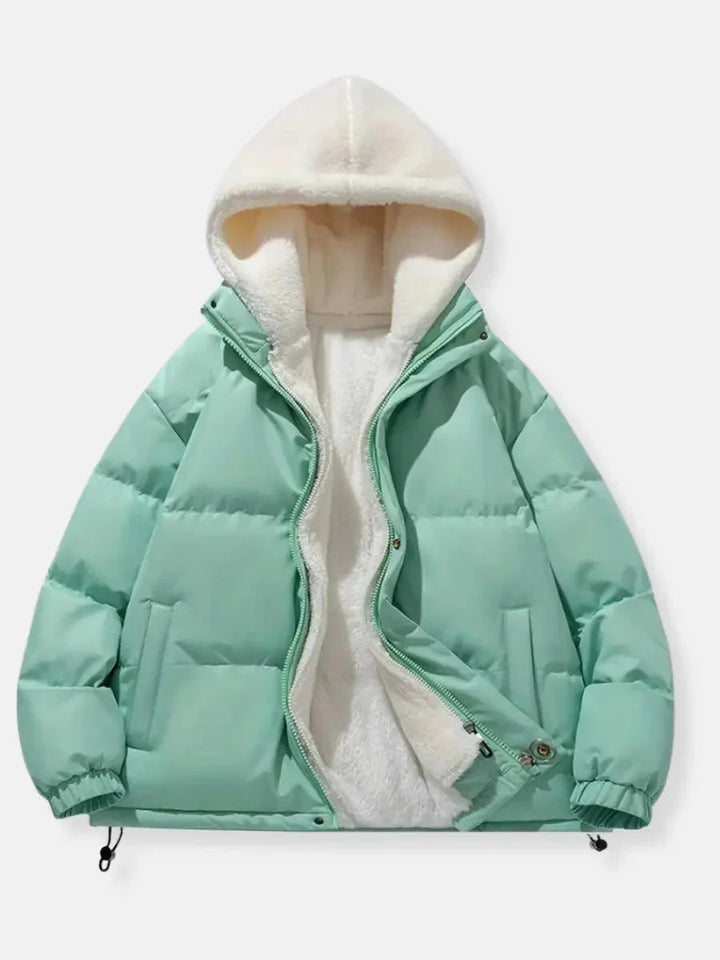 Ivovanne | Women's Puffer Jacket Sherpa Lined Winter Outdoor