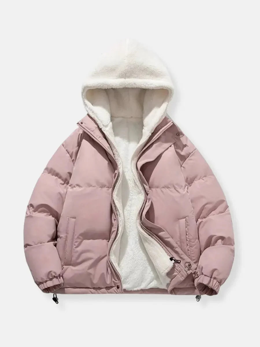 Ivovanne | Women's Puffer Jacket Sherpa Lined Winter Outdoor