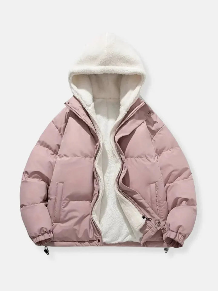 Ivovanne | Women's Puffer Jacket Sherpa Lined Winter Outdoor