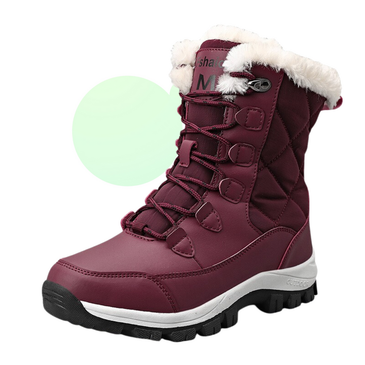 Jorveanne | Women's Plush-Lined Non-Slip Warm Snow Boots