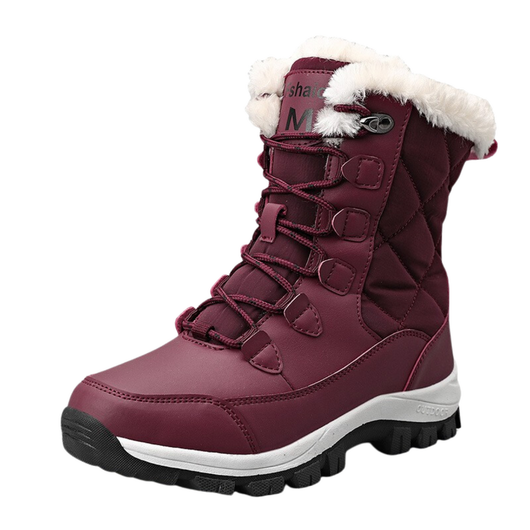 Jorveanne | Women's Plush-Lined Non-Slip Warm Snow Boots