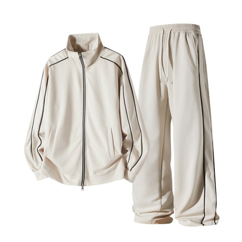 Jorvesia | Women's High Collar Two-Piece Tracksuit Set