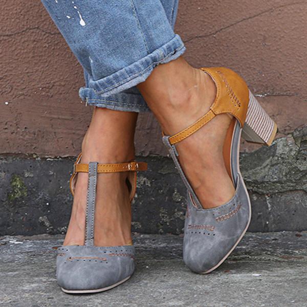 Stylish female dress heels shown on a plain background with a sleek everyday look.