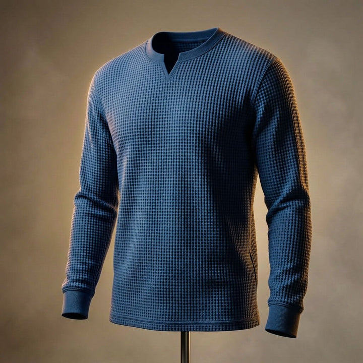 Juliet | Women's Cozy Whitaker Prestige Waffle Knit Shirt Sweaters — 2
