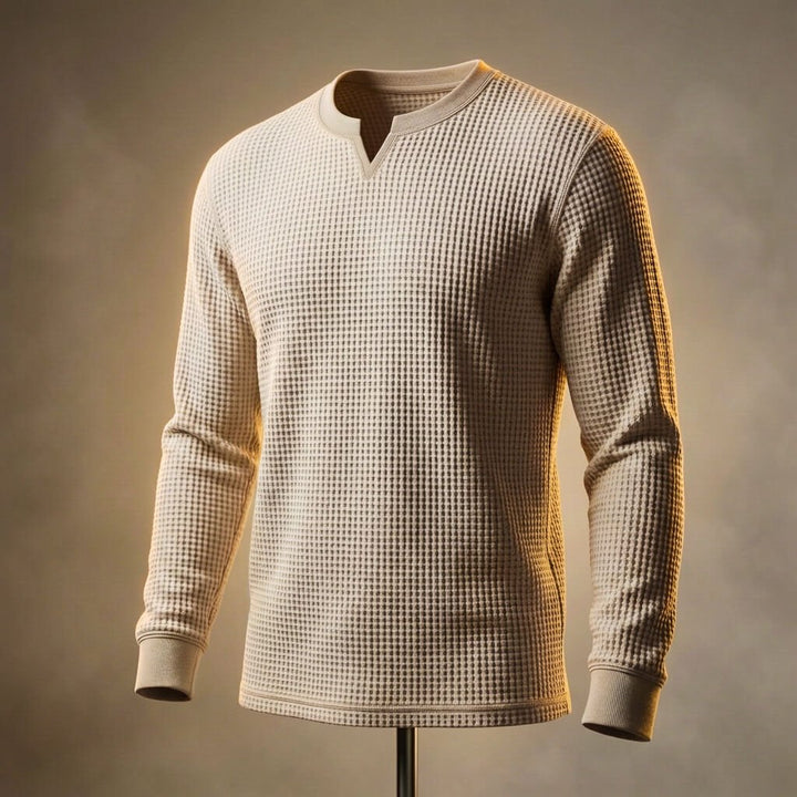 Juliet | Women's Cozy Whitaker Prestige Waffle Knit Shirt Sweaters — 3