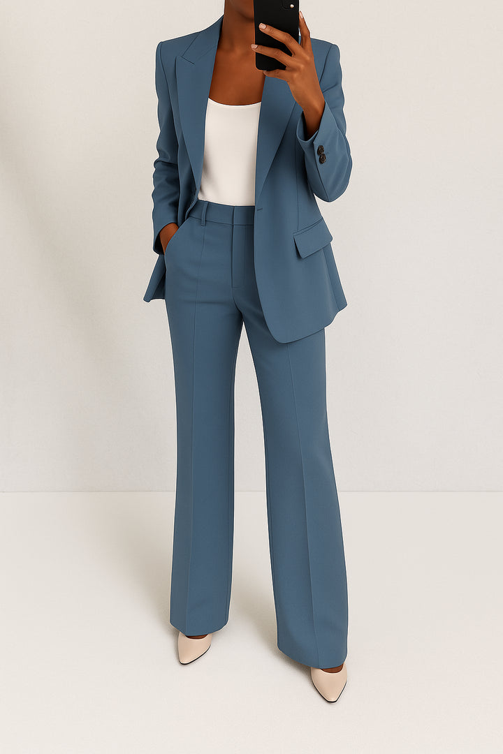 Junia | Women's Casual Stretch Suit Set Tops — 2