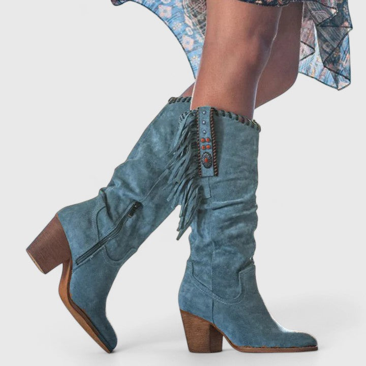 Kesielle | Fringe Ankle Boots