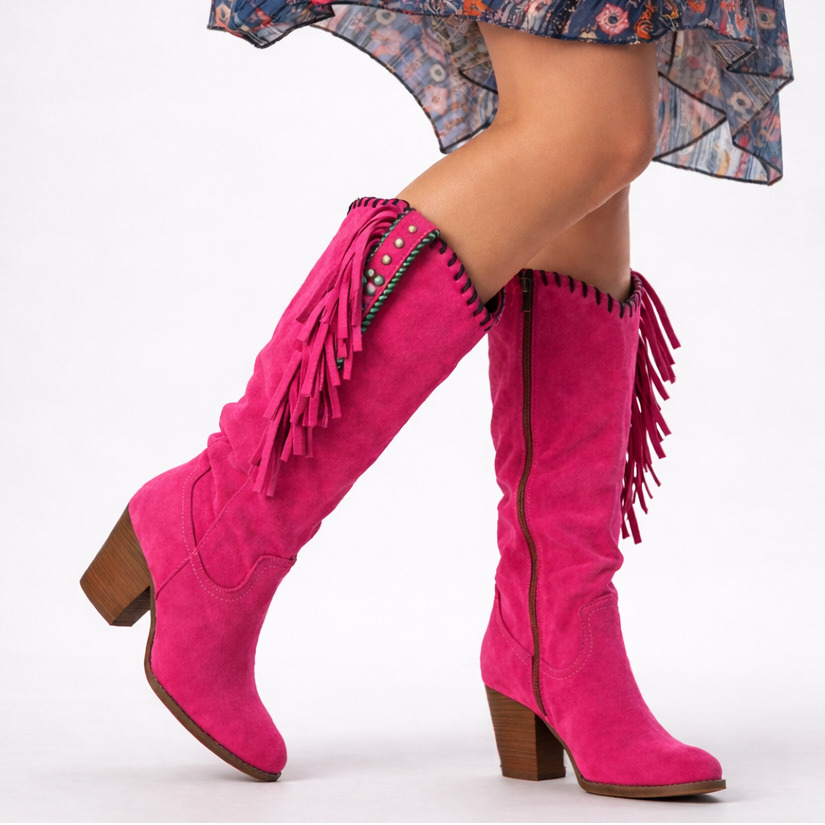 Kesielle | Fringe Ankle Boots