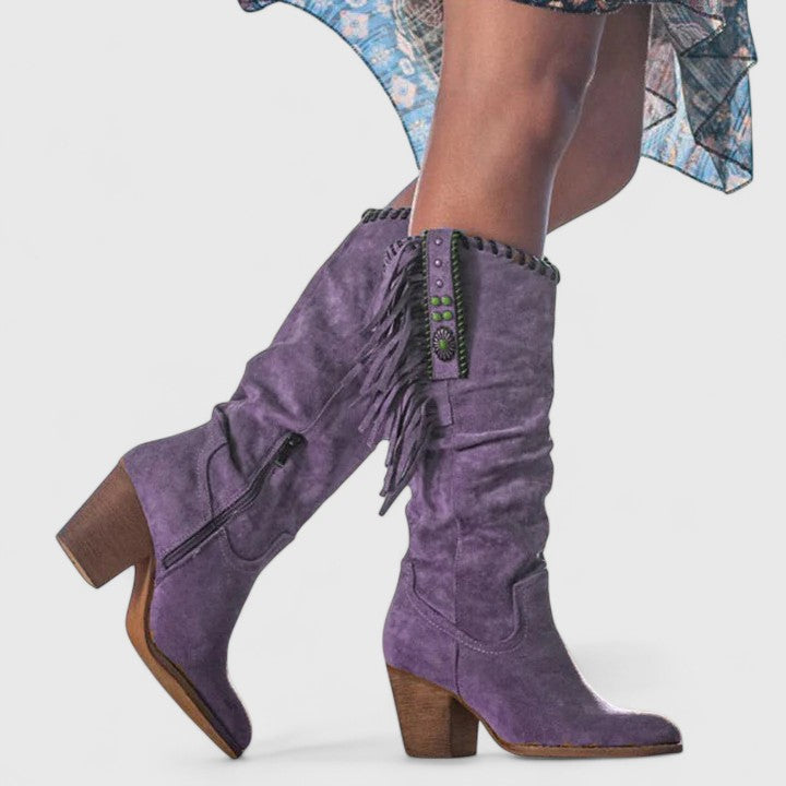 Kesielle | Fringe Ankle Boots