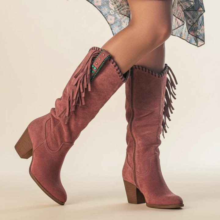 Kesielle | Fringe Ankle Boots