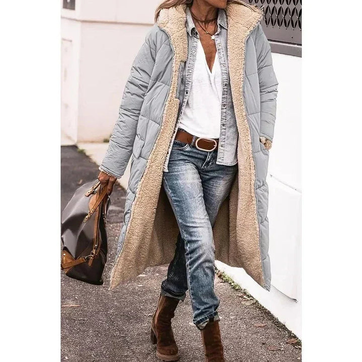 Lisetteessa | Women's Casual Stretch Chic Coat Tops — Gray