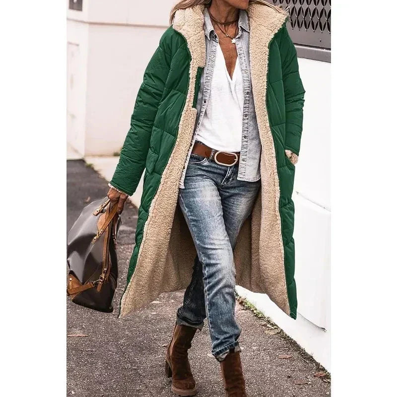 Lisetteessa | Women's Casual Stretch Chic Coat Tops — Green