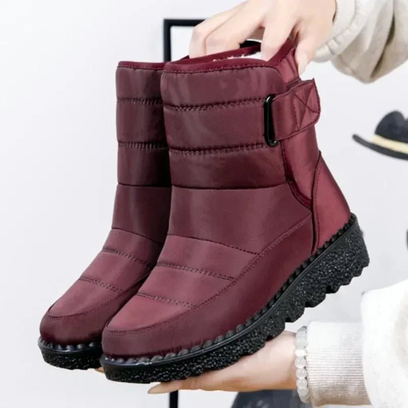 Livlyn | Women's Waterproof Boots Quilted Ankle Snow