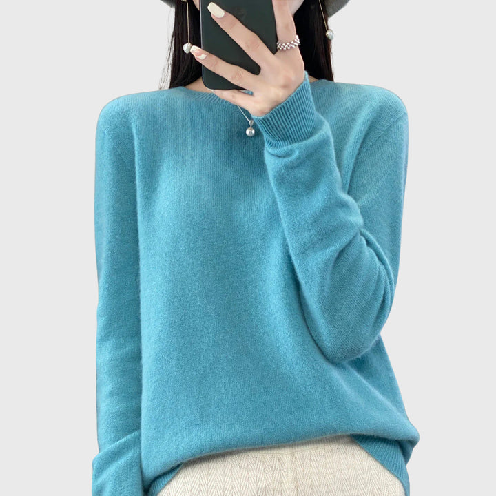 Livoura | Women's Knit Cozy Warm sweater for cold days — Blue More
