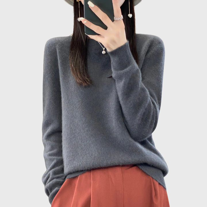 Livoura | Women's Knit Cozy Warm sweater for cold days — Dark Gray