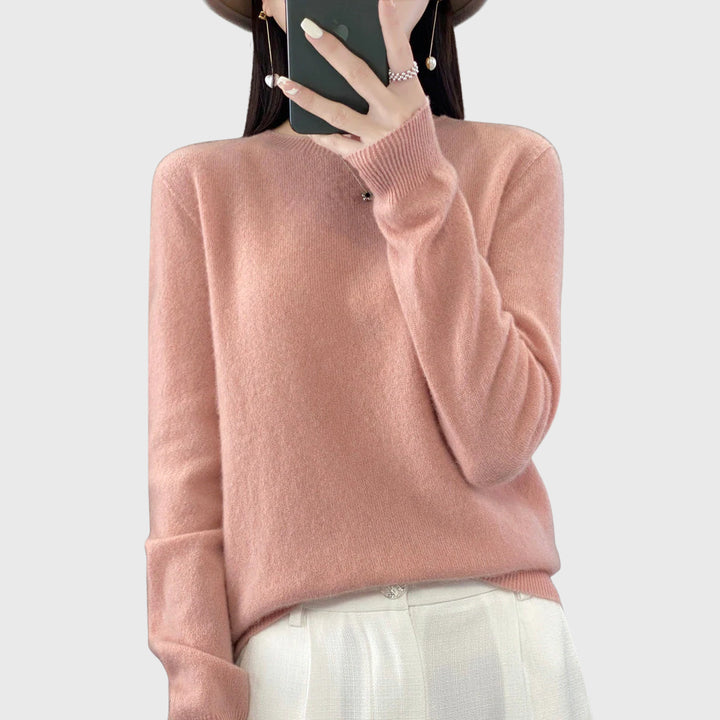 Livoura | Women's Knit Cozy Warm sweater for cold days — Pink