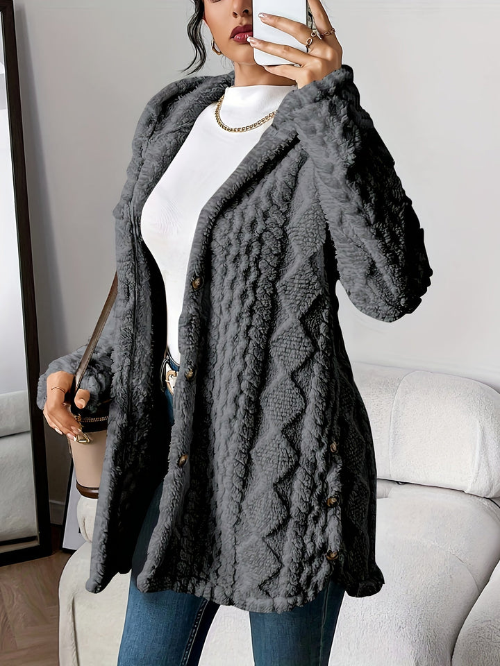 Lucy | Hooded Knit Cozy Cardigan