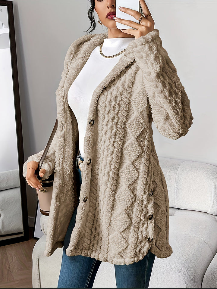 Lucy | Hooded Knit Cozy Cardigan