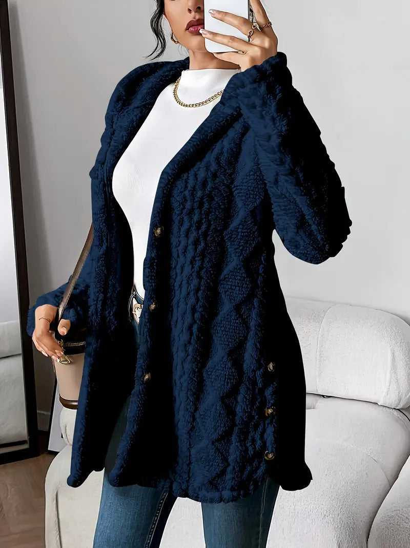 Lucy | Hooded Knit Cozy Cardigan