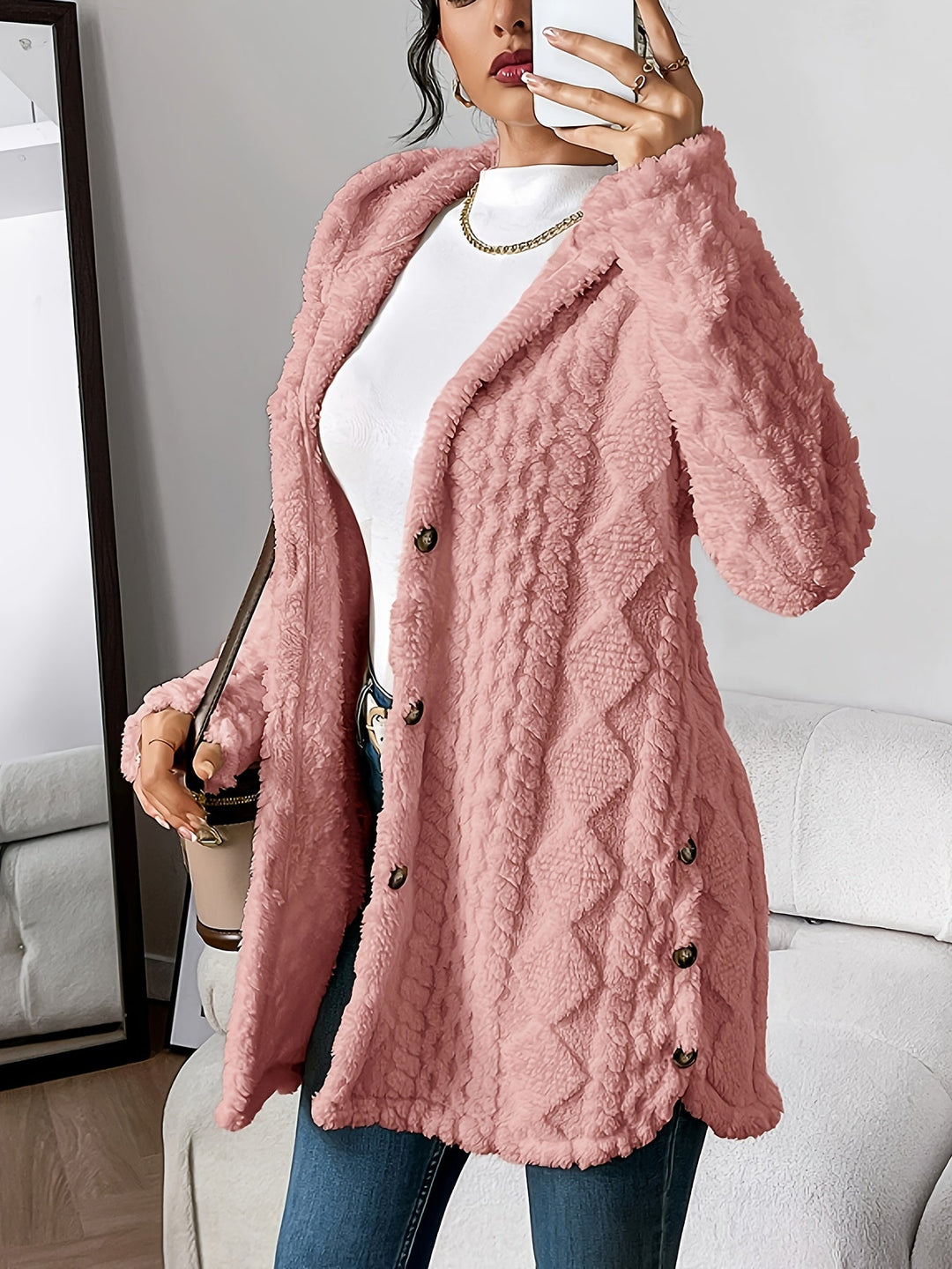 Lucy | Hooded Knit Cozy Cardigan