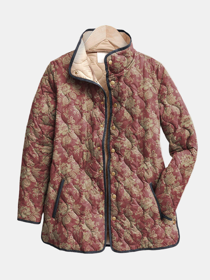 Luna | Vintage Floral Print Jacket