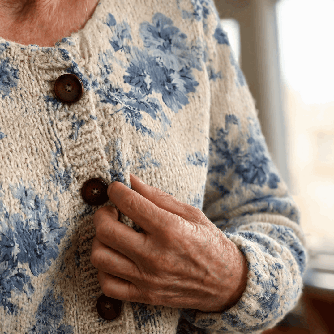 Lyraella | Women's Cozy Vintage Knit Cardigan Sweater — 2