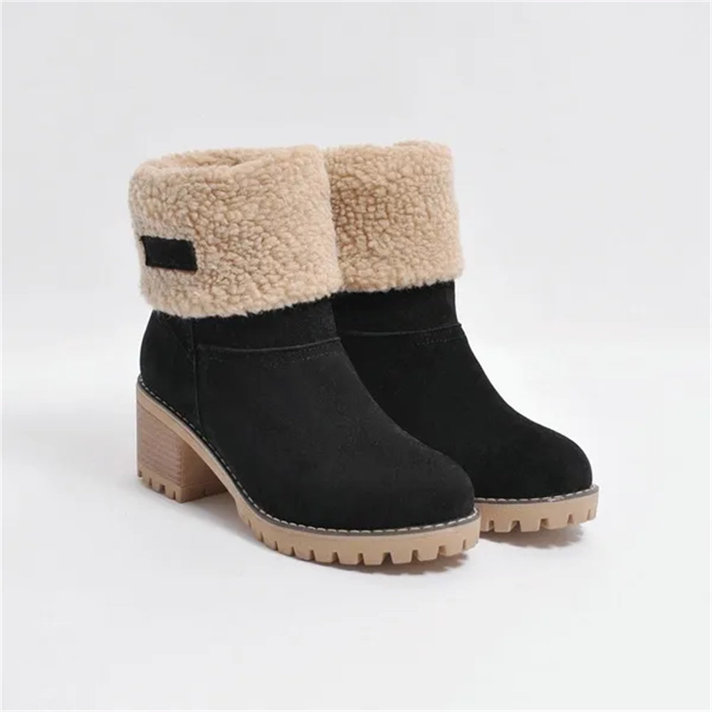 Maeriel | Shearling Western Boots