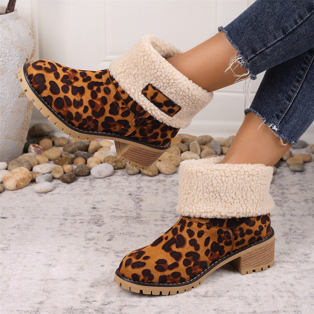 Maeriel | Shearling Western Boots