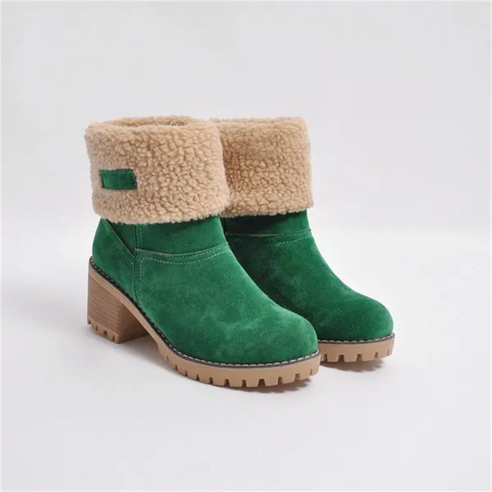 Maeriel | Shearling Western Boots