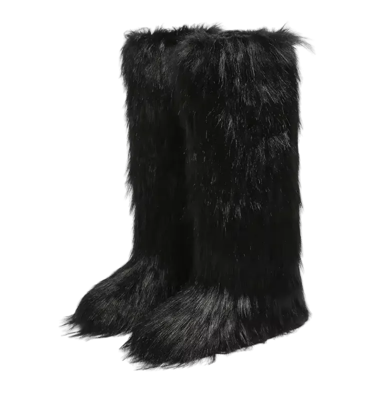 Maevia | Women's High Boots | | Fur Snow Boots | warm Boots | Non-Slip — 1