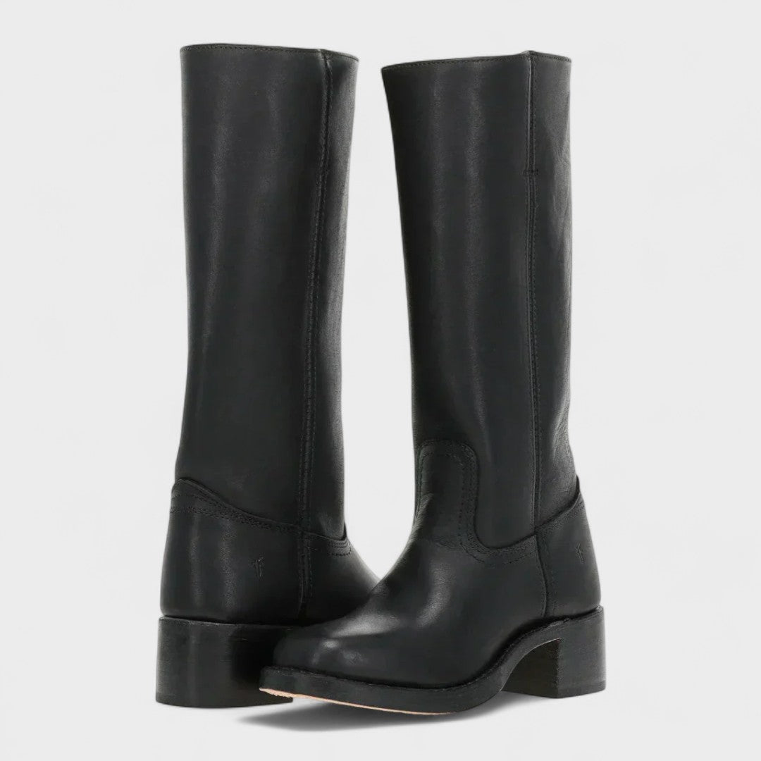 Marenine | Women's Classic Cowboy Boots — Black