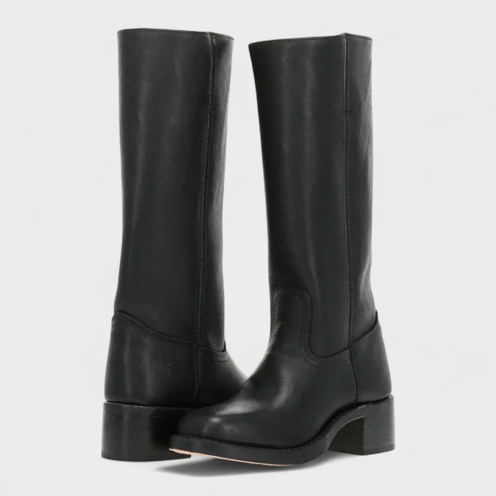 Marenine | Women's Classic Cowboy Boots — Black
