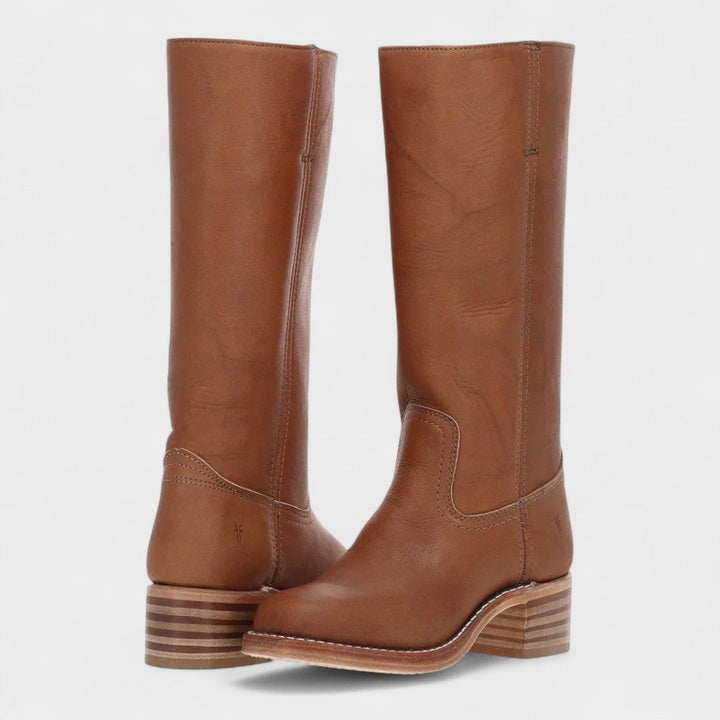 Marenine | Women's Classic Cowboy Boots — Brown