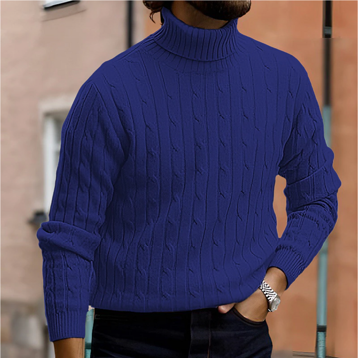 Marenlyn | Women's Cable Knit Turtleneck Sweater