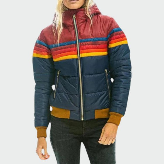 Marenvanne | Women's Puffer Jacket Insulated Winter Outdoor