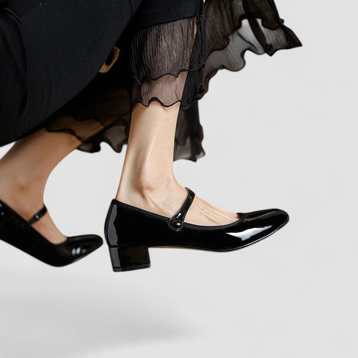 Timeless women’s footwear shown from the side on a plain background.