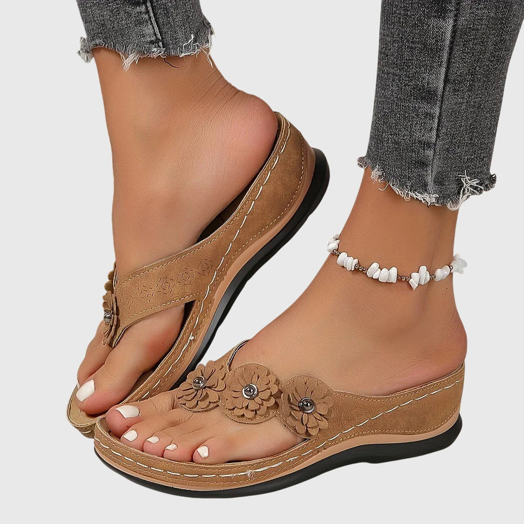 Mia | Orthopedic Arch-Support Flip Flop Sandals