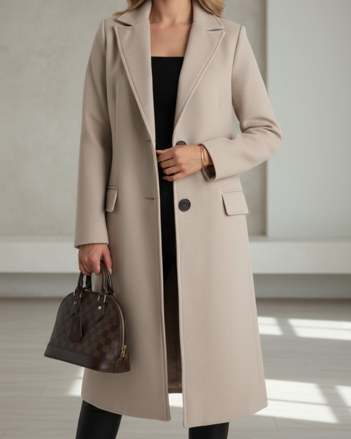 Nerinienne | Women's Comfortable and Timeless Longline Trench Coat — 2