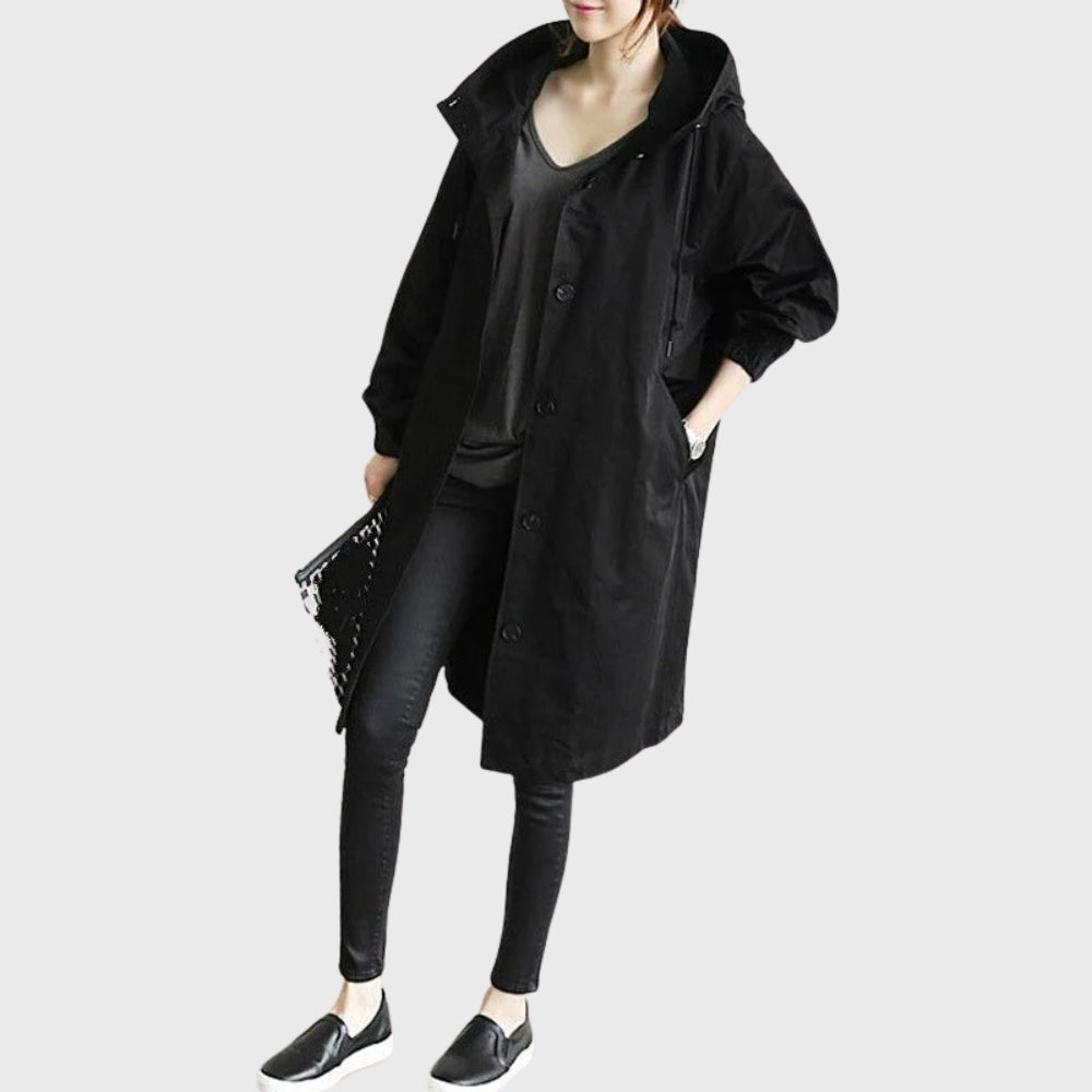 Ninonlise | Double-Breasted Trench Coat
