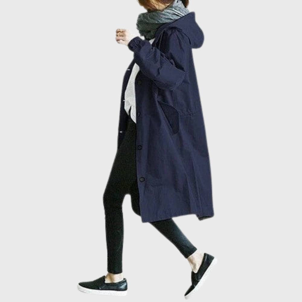Ninonlise | Double-Breasted Trench Coat