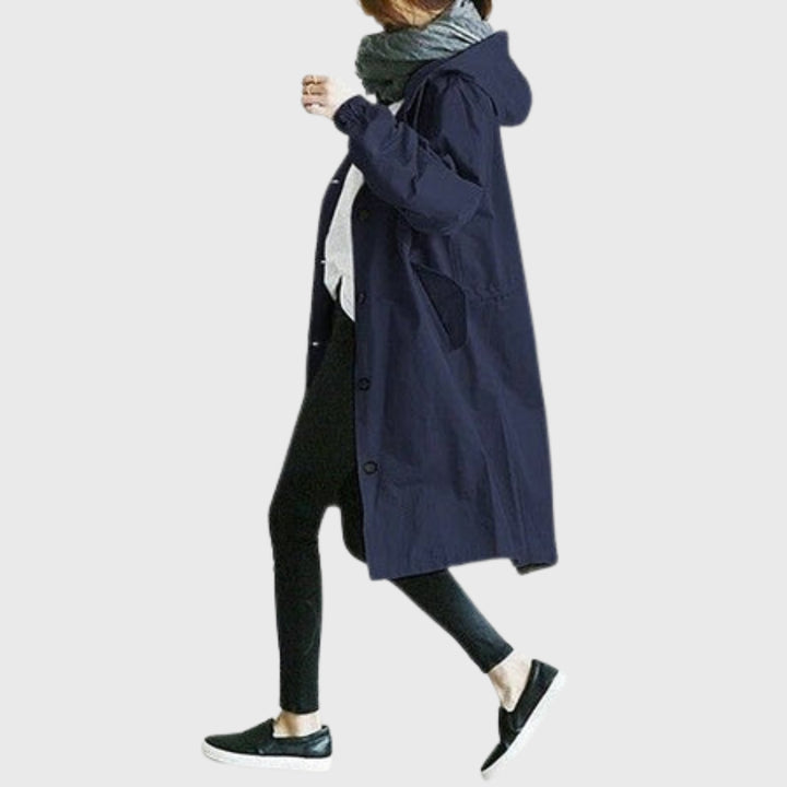 Ninonlise | Double-Breasted Trench Coat