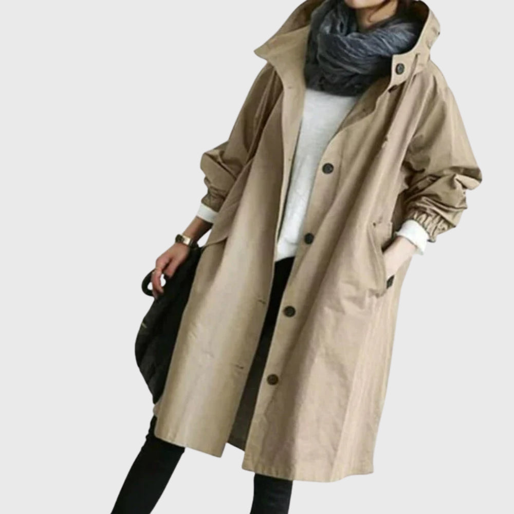Ninonlise | Double-Breasted Trench Coat