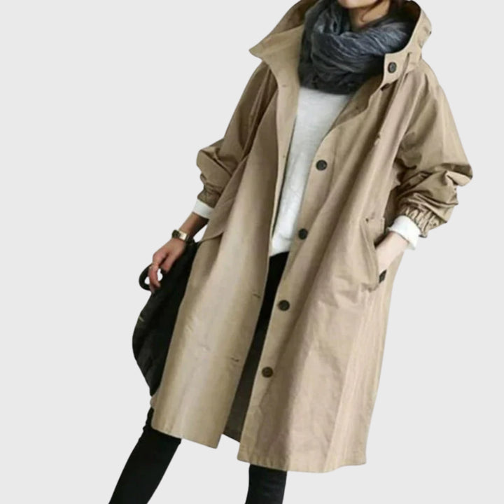 Ninonlise | Double-Breasted Trench Coat